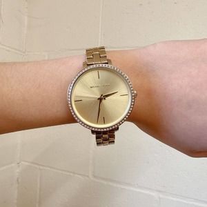 Michael Kors  MK4399 Women's Charley Three-Hand Gold-Tone Alloy Watch